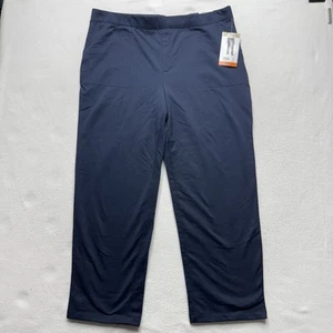 Pantalones para mujer Mondetta espiga pierna recta, azul, talla XXL - Imagen 1 de 9