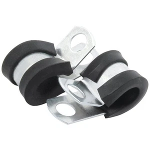 Allstar Line Clamp - Adel - 3/16 in ID - Rubber Lining - Aluminum - Set of 50 - Picture 1 of 3