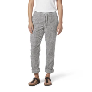 Pantalones de corbata Royal Robbins para mujer Hempline talla US 2 UK 6 asfalto - Imagen 1 de 5