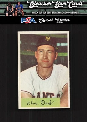 1954 Bowman 41a Alvin Dark Crease - Image 1 of 2