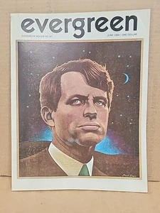 Evergreen Review Magazin Juni 1969 Gegenkultur RFK William S. Burroughs - Bild 1 von 4