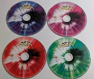 Asia - Quadra 4 CD Set (2002) Prog Rock - DISCS ONLY NO CASES OR LINERS - Picture 1 of 8
