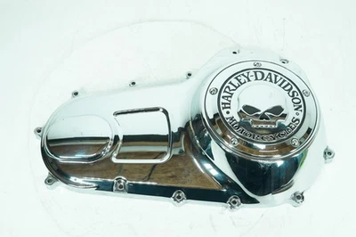 Harley Touring Street Glide 2007 OEM cubierta de embrague principal exterior Willie G Skull Foto 1 de 4