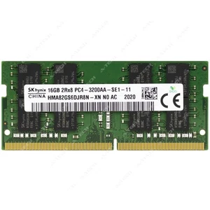 Hynix 16GB DDR4 3200MHz PC4-25600 2Rx8 SODIMM Laptop Memory RAM HMA82GS6DJR8N-XN - Picture 1 of 2