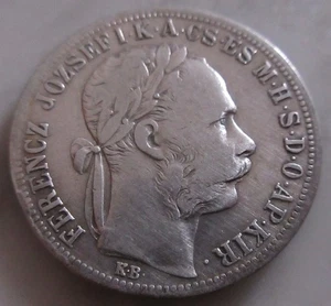 MDS UNGARN HUNGARY 1 FORINT 1892 KB "FERENCZ JÓZSEF", SILBER  #T - Bild 1 von 2