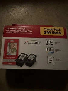 Canon PG-210 XL und CL-211 XL Tinte plus 50 Blatt Papier Kombizahl - Bild 1 von 4