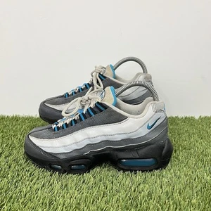 Nike Air Max 95 Baltic Blue Grey White Black UK 4 GS - Picture 1 of 9