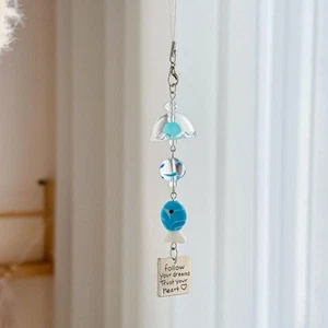 Lovely Blue Ocean Small Fish Bead Mobile Phone Chain Exquisite Bag Pendant Gi-yg - Picture 1 of 20