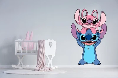 Disney Stitch & Angel Wall Sticker - Image 1 of 4