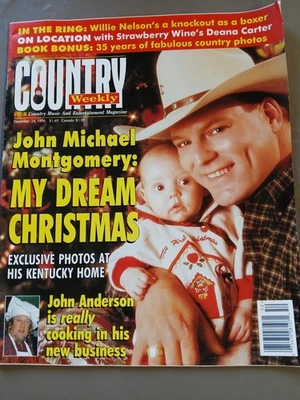 Country Weekly Magazine December 24, 1996  John Michael Montgomery Cover Foto 1 de 2