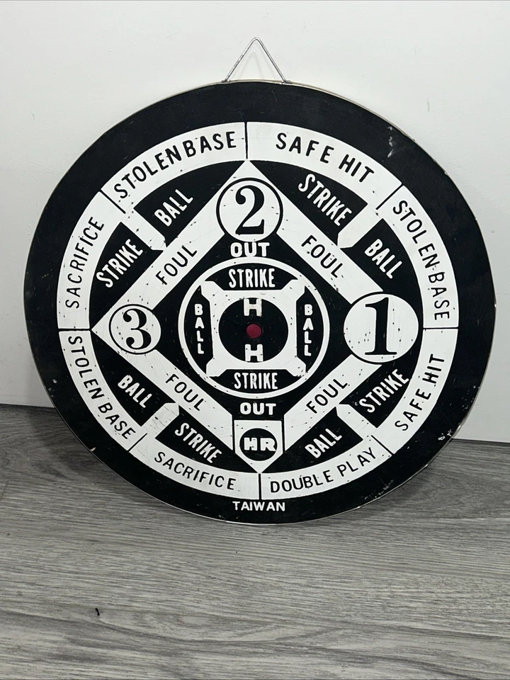 Tablero de dardos vintage 18” x 1-1/2” bien hecho, muy resistente Foto 1 de 3