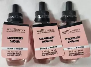 Bath & Body Works Wallflowers Recambios: FRESA DAIQUIRI Lote de 3 Ambientadores - Imagen 1 de 3