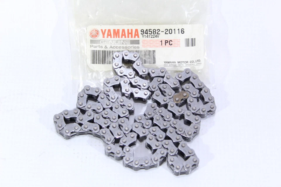 Yamaha Kodiak Grizzly Wolverine YFM 400 450 OEM CAM Timing Chain 94582-20116-00 - Image 1 of 1