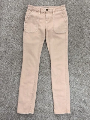 Pantalones Vince para mujer 26 rosa Hollie bolsillo excedente recto ajustados lavado almendra EE. UU. Foto 1 de 4