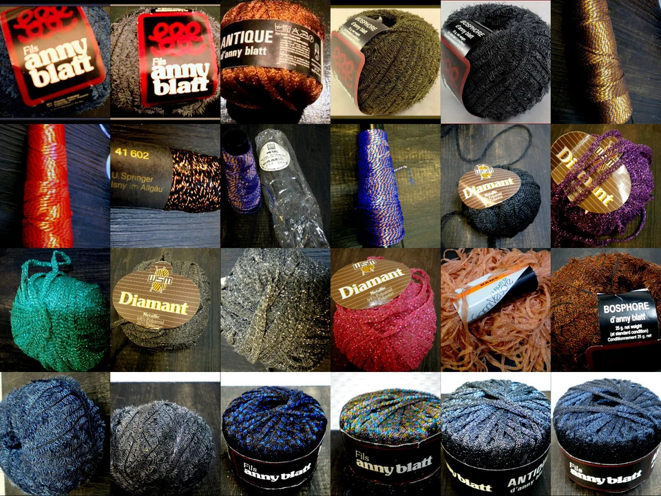 Anny Blatt, Sonstige, Antique, Bändchen, Lurex, Effektgarn, Fendi, Vintage-Retro - Bild 1 von 1