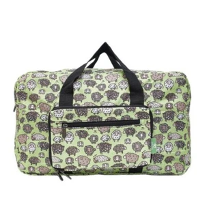 Eco Chic Lightweight Foldable Holdall - Cute Sheep Green - BNWT - Picture 1 of 3