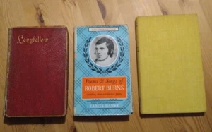 Collection Of Vintage Books Incl. Robert Burns & Longfellow Collectable Interest - Picture 1 of 24