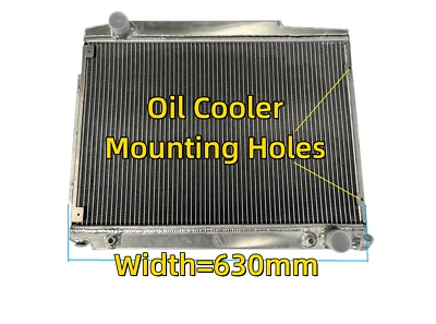 RADIATOR Fit Mercedes-Benz R107/C107  350/450 SL/SLC 1971-1980 Width: 25"(630mm) - Imagem 1 de 4