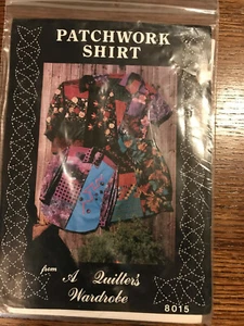 FROM A QUILTERS WARDROBE THE PATCHWORK SHIRT PATTERN UNCUT SIZE S-XLARGE - Picture 1 of 2