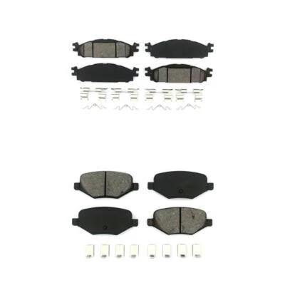 Kit de pastilhas de freio dianteiro traseiro semi-metálico para Ford Explorer Taurus Flex Lincoln MKT - Imagem 1 de 4