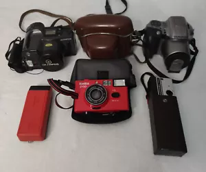 Lot de 6 appareils photo argentique : KODAC - OLYMPUS - KONICA - Photo 1/18
