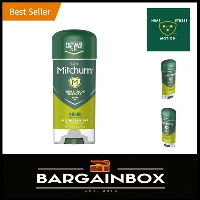 Gel antitranspirante avanzado tamaño viaje - Mountain Air, paquete de 3, 48 horas Foto 1 de 4