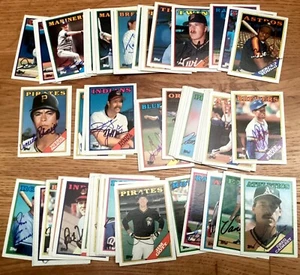83 signed 1988 Topps cards Jay Bell Frank White Boone Franco Joyner Key Wallach - Picture 1 of 1