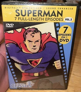 Cartoon Classics Max & Dave Feischer's Superman, Volume 2 [Slim Case DVD] - Picture 1 of 5