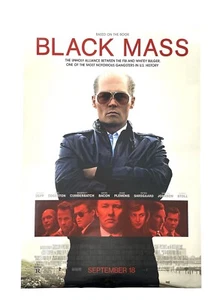 Black Mass Movie Poster 27 x 40 Johnny Depp Kevin Bacon Gangster Whitey Bulger - Picture 1 of 1