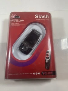 Samsung Slash Slider Camera Cellular Phone Black Virgin Mobile NEW - Picture 1 of 2