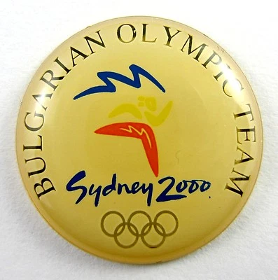 SYDNEY 2000 OLYMPICS  BULGARIA NOC  OLYMPIC TEAM PIN BADGE  - Image 1 of 4