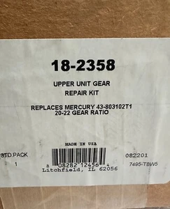 18-2358 UPPER UNIT GEAR REPAIR KIT 43-803102T1, 20-22 GEAR RATIO - Picture 1 of 3