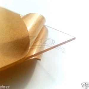 1/32" SUPER THIN FLEXIBLE Bendable 12" x 12" Clear Acrylic Sheet Plastic Shield - Picture 1 of 5