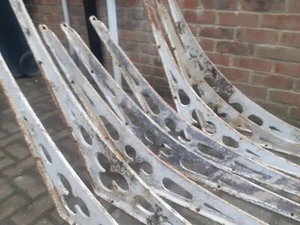 Vintage Old Antique Cast Iron Victorian Glass House Roof Decorative brackets 8 - Picture 1 of 12