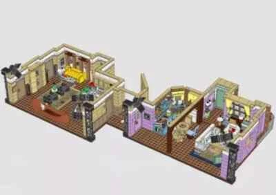 NEW MOC 10292 The Friend Apartment Building BlockCreator Expert 2048pc UNBRANDED - Image 1 of 4