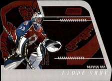 2000-01 Stadium Club Glove Save #GS3 Patrick Roy (ref 18090)