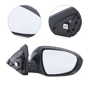 Fit for 2011-2013 Kia Optima Black LED Right Passenger Side Power Heated Mirror - Picture 1 of 9