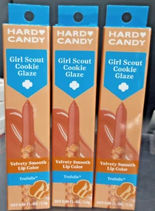 (3 Pack) Hard Candy Girl Scout Cookie Glaze Velvety Smooth Lip Color #Trefolis - Picture 1 of 6