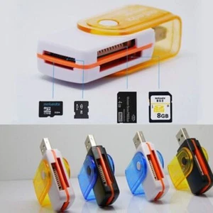USB Sim for M2 SD SDHC Mini SD TF Cards Micro 4 in 1 TF SD Card Reader Adapter - Picture 1 of 8