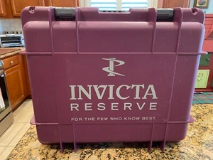 Invicta Reserve Purple 15 Slot Watch Dive Case Waterproof Travel, PRICED TO SELL - Picture 1 of 4