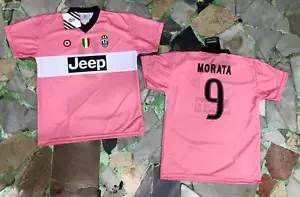 Trikot Juventus Offizielle Morata 9 2015/2016 Offiziell Jersey Juve Weg Pink - Bild 1 von 1