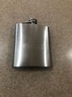 Flask Stainless Steel by E&J Etched V. S. O. P. with Screw Top Lid