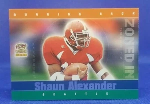 2000 Pacific Paramount Zoned In Shaun Alexander #30 Rookie - Picture 1 of 2