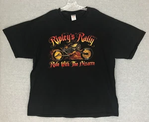 Ripley’s Believe It or Not Skeleton on Motorcycle Rally Ride T-Shirt Mens 3X - Picture 1 of 6
