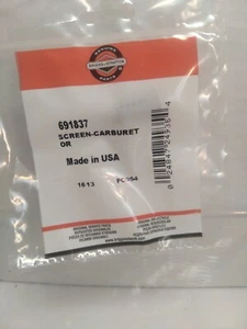 New OEM Briggs & Stratton 691837 Carburetor Screen  - Picture 1 of 4