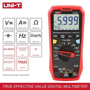 UNI-T UT61B+ LCD Multimeter AC/DC DMM 20A Ammeter Ohmmeter Volt Cap NCV Tester - Picture 1 of 8