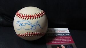 Sean Burroughs signed baseball JSA Certified