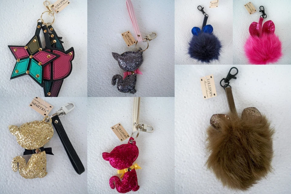 LOLLIPOPS ACCESSORIES PARIS PORTACHIAVI KEYRING LADY CAT ALUME ADDICT - Imagen 1 de 1