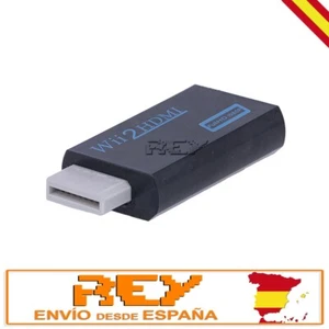 Adaptador Video y Audio de Wii a HDMI FullHD-TV Salida Audio Jack 1080p n74 - Imagen 1 de 9