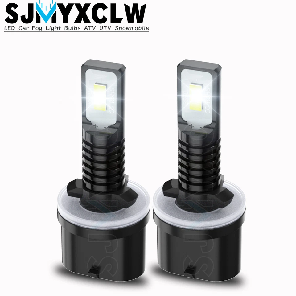 For Arctic Cat 400 2004-2008 880 890 893 White LED Bulbs Headlight Hi/Low Beam - Imagem 1 de 4